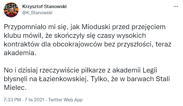 SZPILECZKA Krzysztofa Stanowskiego w stronę Dariusza Mioduskiego :D